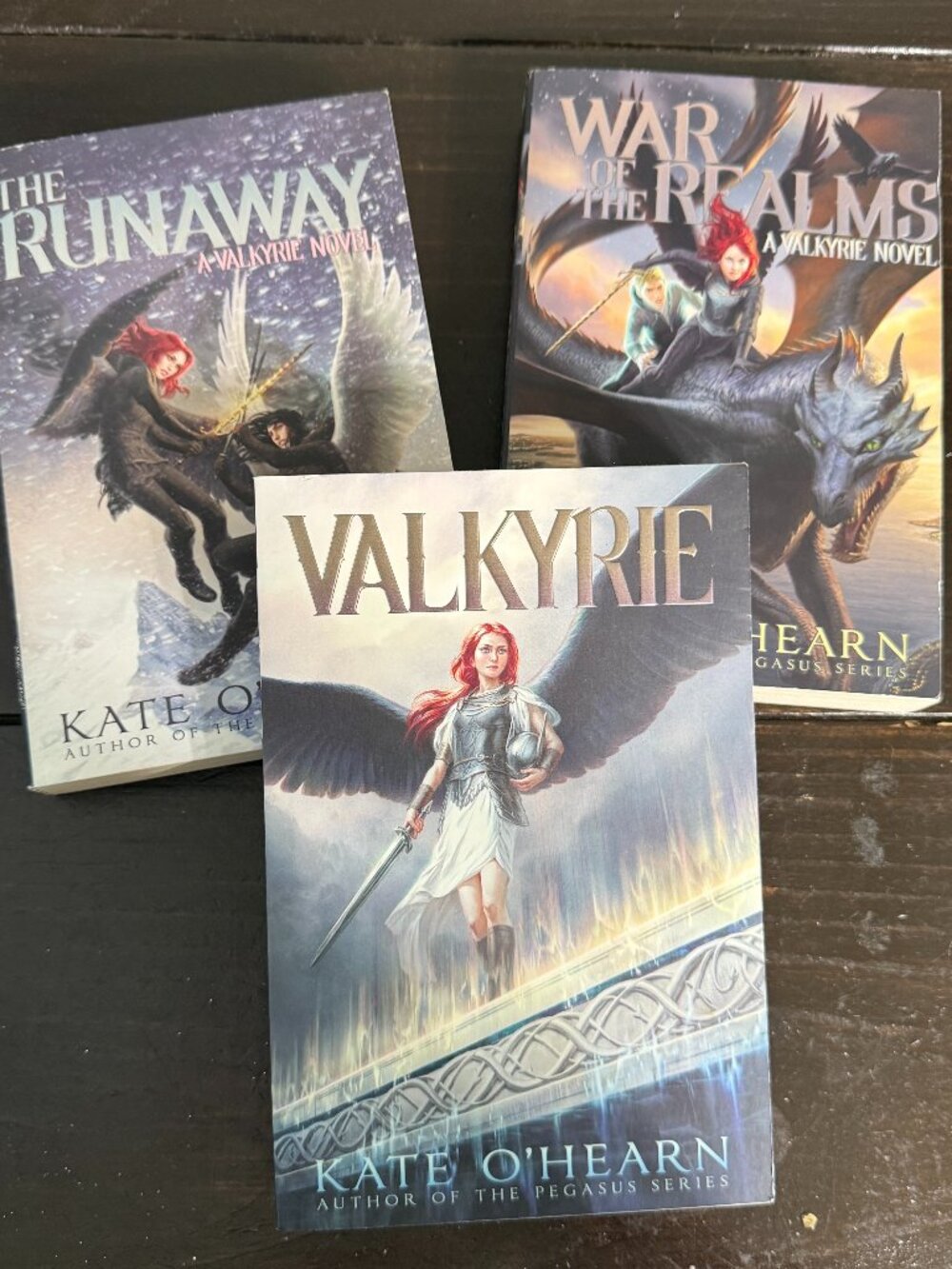 Valkyrie Series Books - Kate O'Hearn - 3 Paperback - War of the Realms Runaway